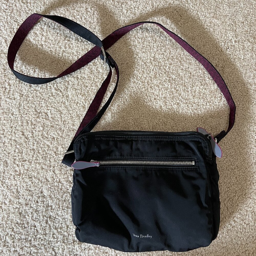Vera Bradley Midtown Crossbody, Black